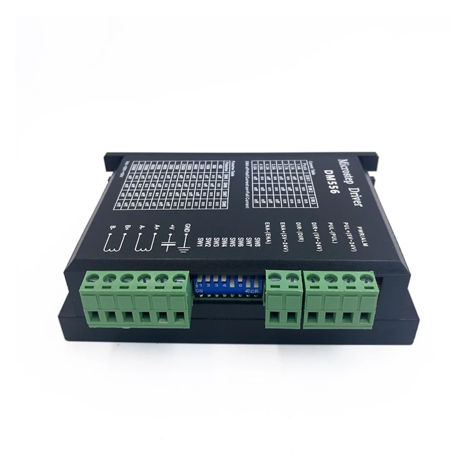 DM556 NEMA23 NEMA34 Stepper Electronic Starter Controller Digital Stepper Electronic Starter Driver 2 Phase 5.6A for 57 86 Stepper Electronic Starter Motor Drivers