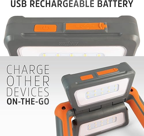 Miniatura 7 de Energizer Linterna LED recargable, luz de trabajo brillante de varios paneles, linterna de campamento resistente al agua, cable de carga micro USB,