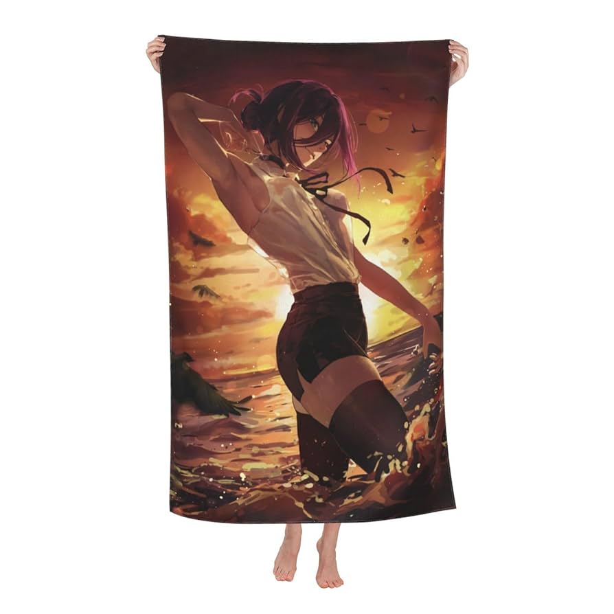 チェンソーマン レゼ　プレミアムバスタオル 約60x120cm チェンソーマン プレミアムバスタオル レゼ マキマ 約60×120cm