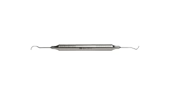 Wise Instruments 3CH Cowhorn Dental Explorer Double Ended Flexible Tips for Caries and Calculus Detection