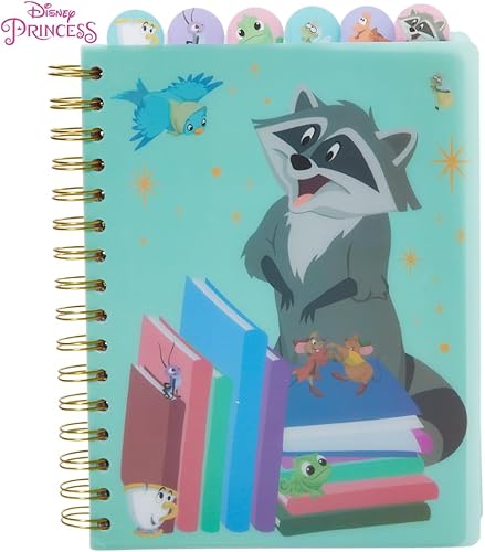 Miniatura 255 de Innovative Designs Disney Stitch - Cuaderno con pestañas Ohana, encuadernado en espiral, 144 páginas con rayas, 8 x 7 pulgadas, color azul