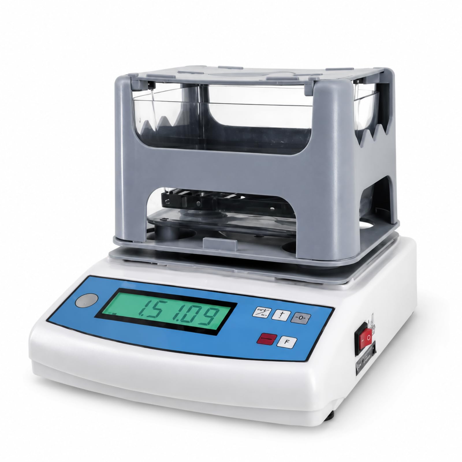 Densímetro Digital De Sólidos De Alta Precisión, Medidor Electrónico Digital De Pureza De Oro con Pantalla LCD, Medición Rápida En 10 Segundos, para Equipos De Laboratorio 300a