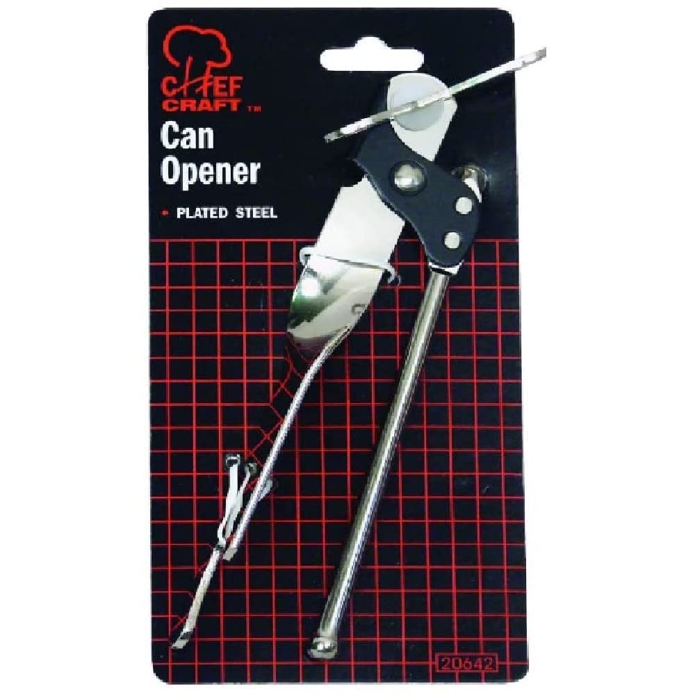 Chef Craft 20642 Can Opener, Plated Steel (Pack of 3)
