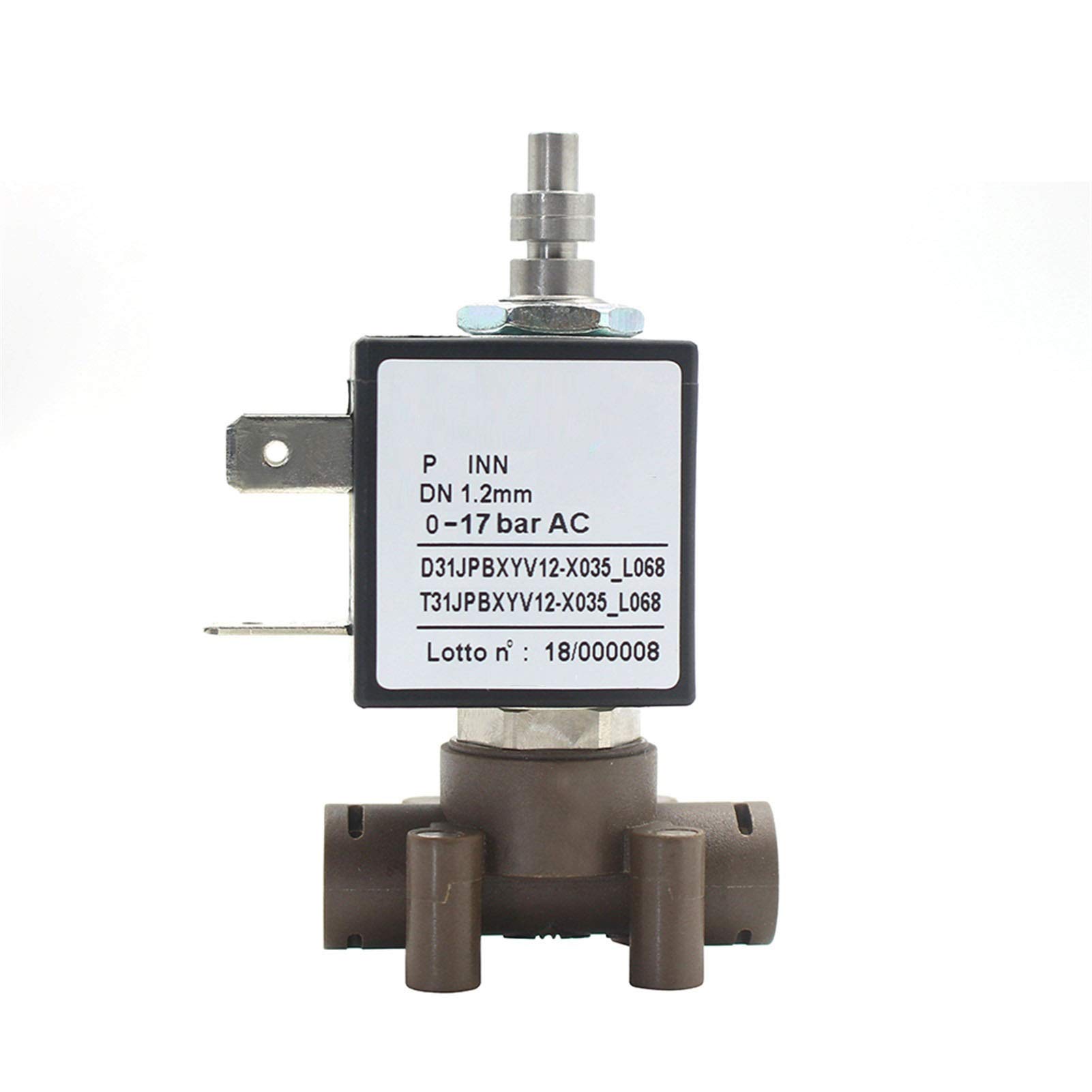 Électrovanne 3/2 voies G1/8 230V action directe technopolymère air eau