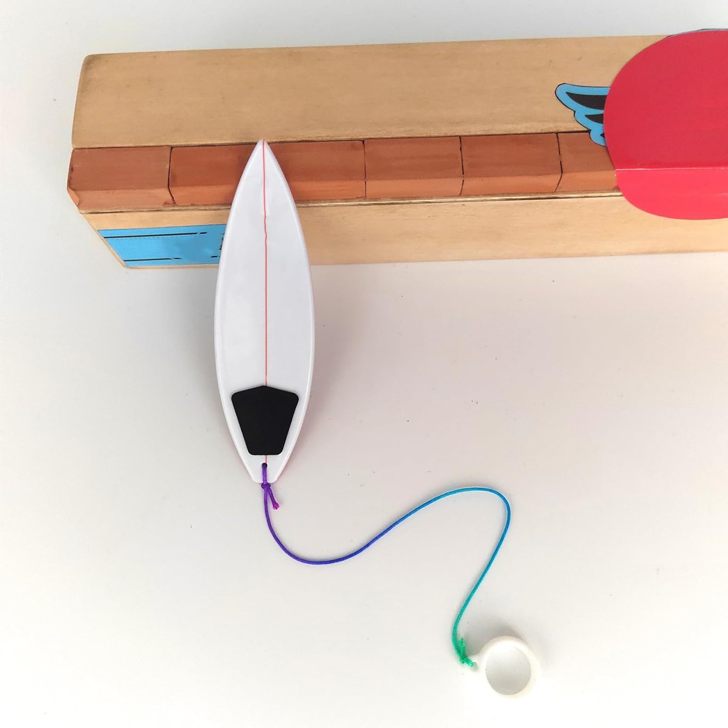 Mini Surfboards for Fingers | Chic Mini Board for Kids - Surfboard for Surfing Skills, Finger Surfboard for Car Ride, Christmas Birthday Gift Over 3-Year-Old Kids