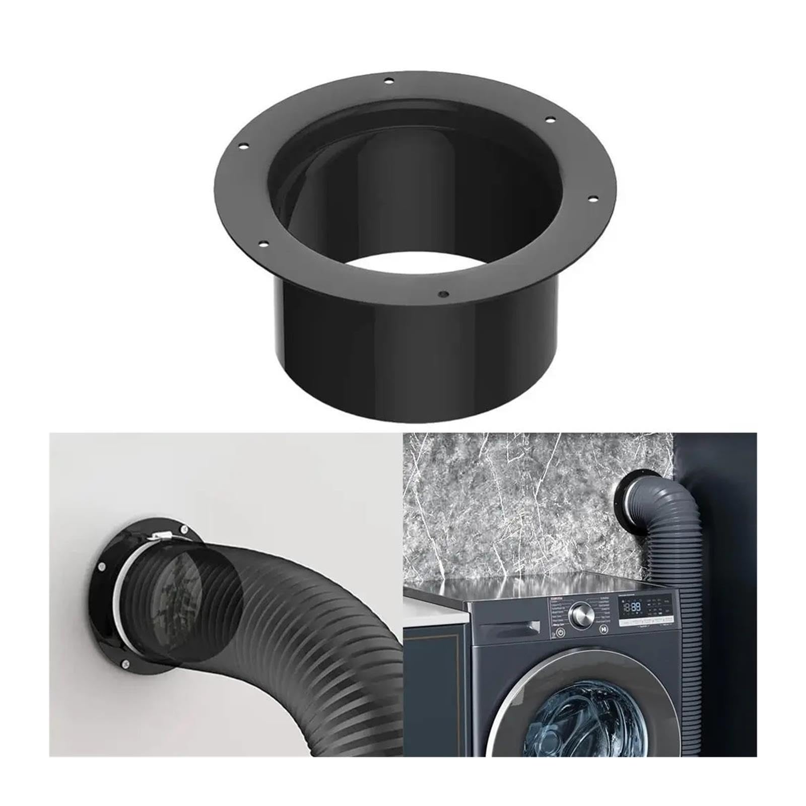 75‑150mm ABS Wall Flange Ventilation Duct Household Fitting