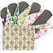 Wegreeco Bamboo Reusable Sanitary Pads - Cloth Sanitary Pads | Bladder Support & Incontinence Pads | Reusable Menstrual Pads - Pack of 5 (Medium,Flower)