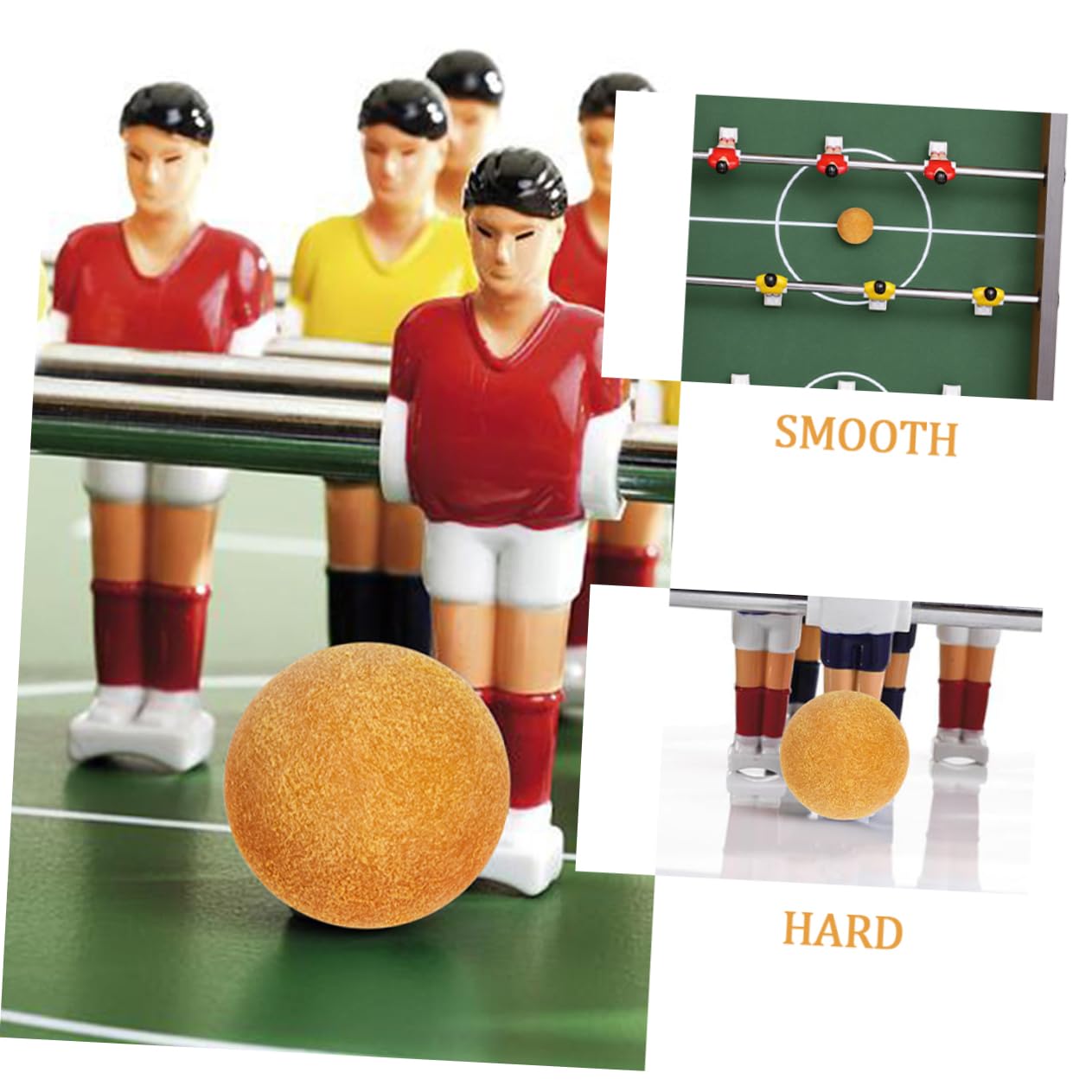 Abaodam 30piezas Bolas De Futbolín para Mesa Accesorios De Futbolín Bolas De Repuesto para Partidas De Futbol Casa y Tiendas