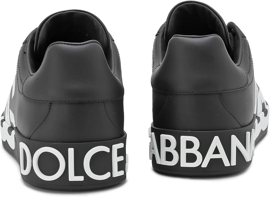 Dolce & Gabbana CS1772-AC330-8B956 Portofino Sneakers Calfskin DG Logo, 8B956