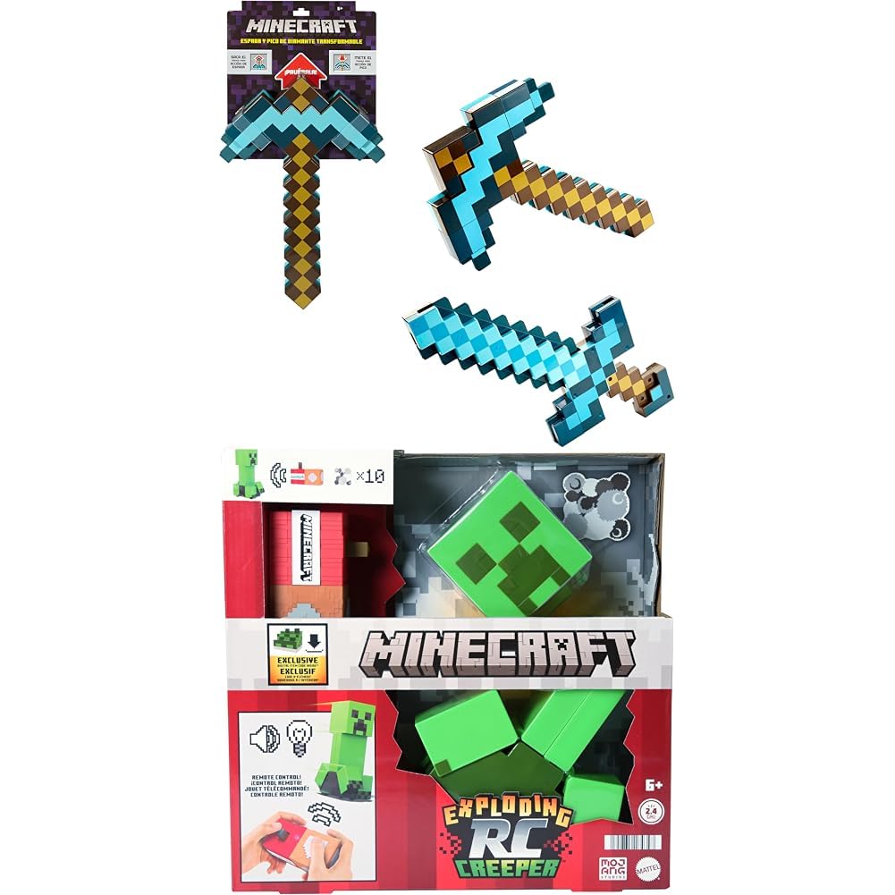 Minecraft Figure Radio-controlled Exploding Creeper 25cm