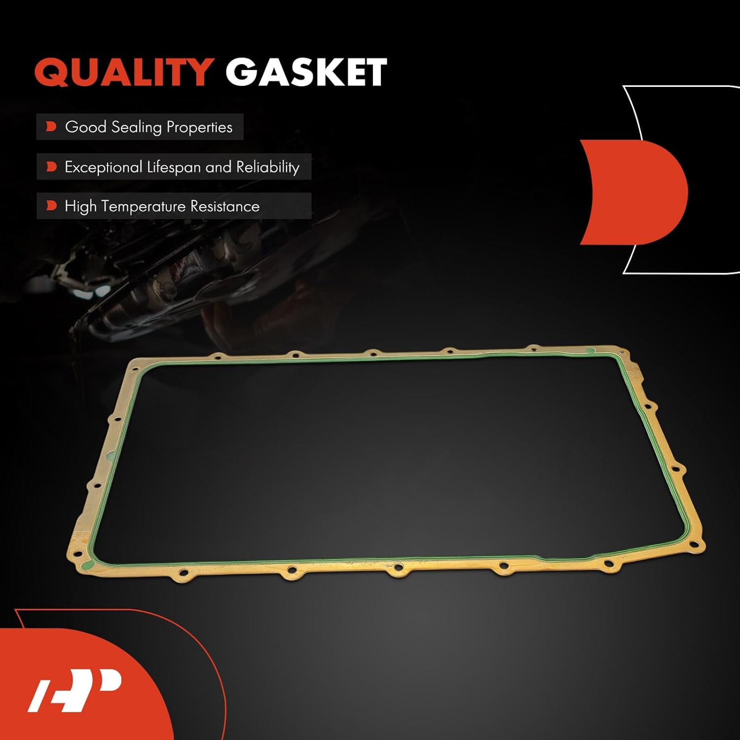 A-Premium Transmission Oil Pan with Gasket Compatible with Ford Explorer 2020-2023, Ranger 2024 2.3L, Police Interceptor Utility 2020-2023 & Lincoln Aviator 2020-2023