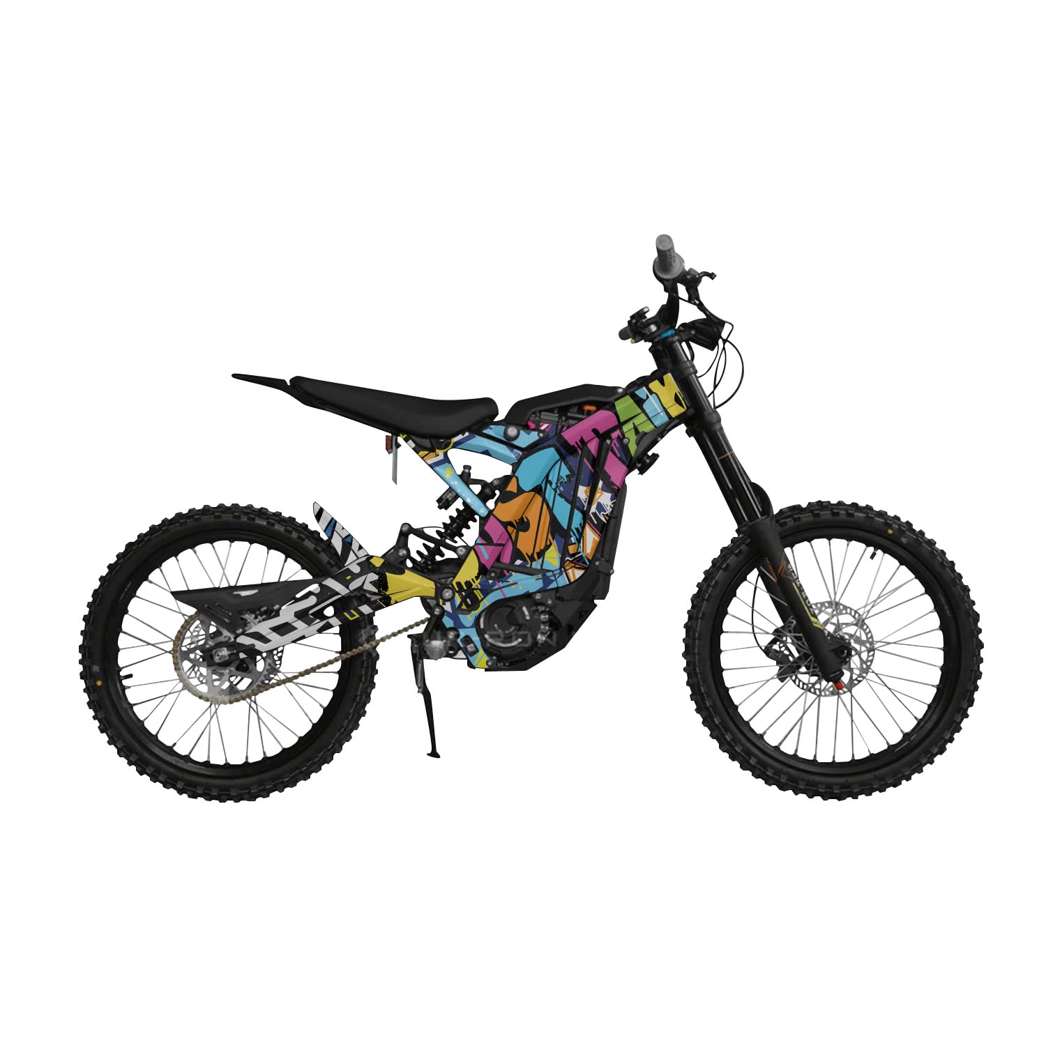 Surron Light Bee Graphics Kit Wrap - Just Paint - Sur-Ron Skin - Premium 3M Vinyl Protective Wrap Decal Cover - Easy to Apply | Crafted in The USA by MightySkins