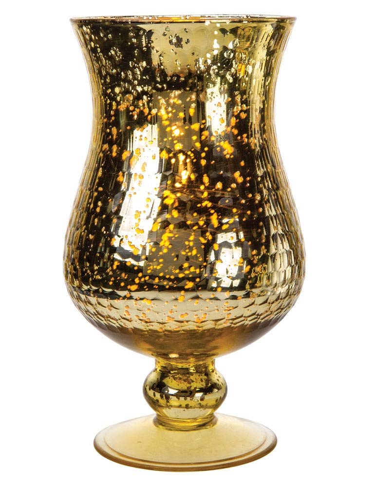 Mercury Glass Hurricane Vase Decor For You