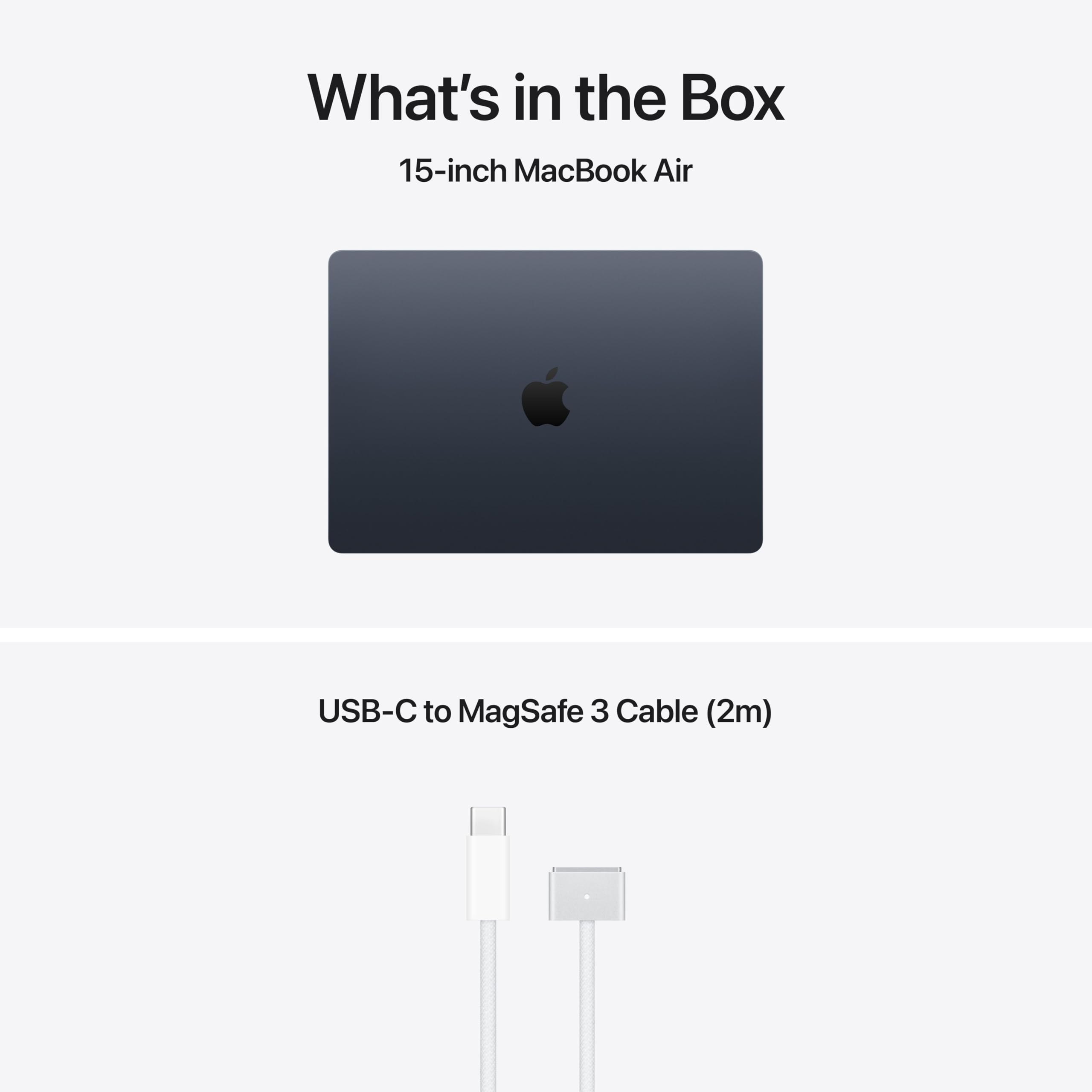 Apple MacBook Air 15-inch Laptop with M5 chip: Built for AI, 15.3-inch Liquid Retina Display, 16GB Unified Memory, 512GB SSD, 12MP Center Stage, Touch ID, Wi-Fi 7; Midnight — view 6