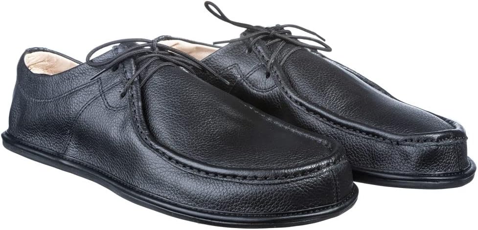 Leren barefoot mocassins voor dames en heren | Ultralichte minimalistische veterschoenen