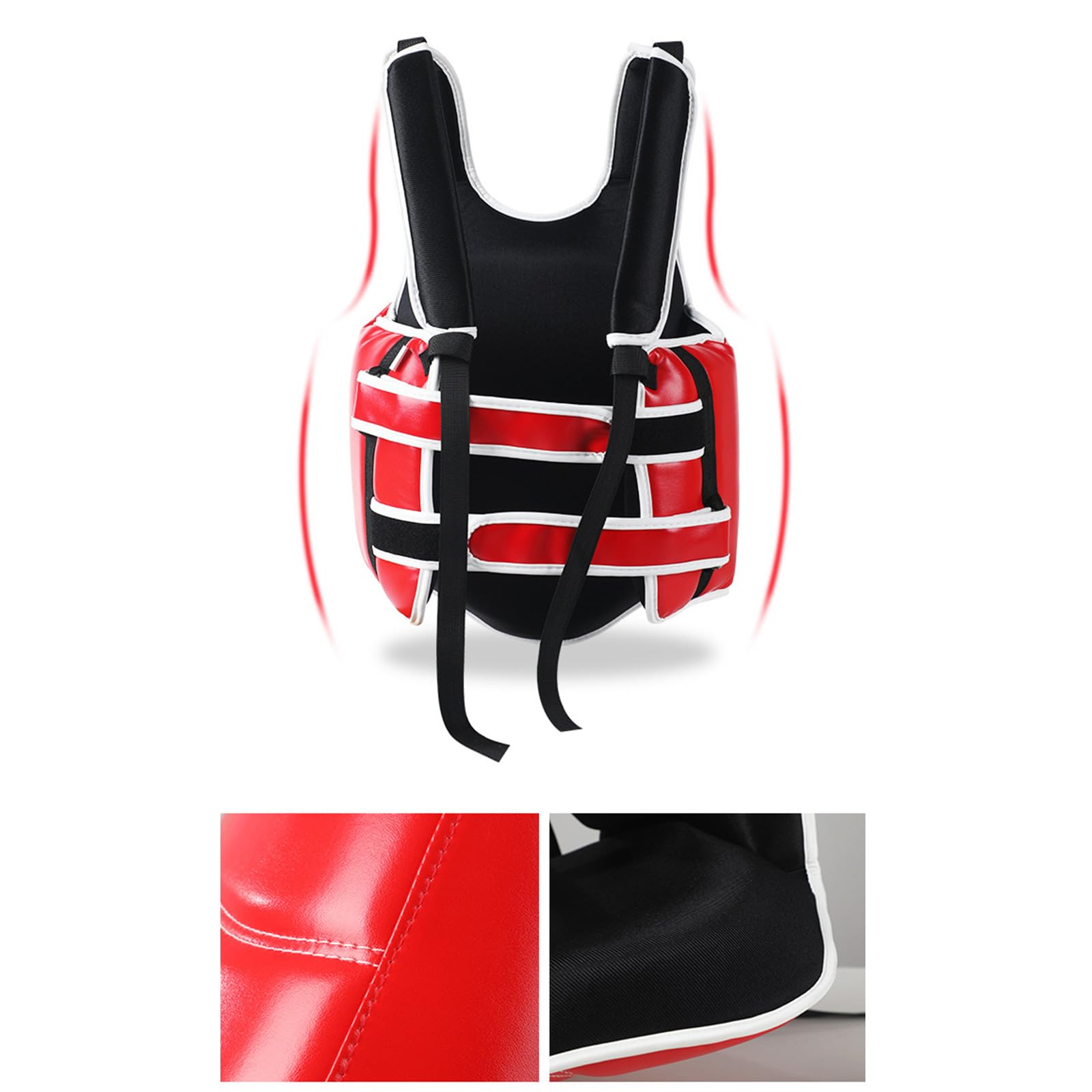 Juego completo de equipo deportivo de combate acolchado de espuma de poliuretano con protector de pecho, espinilleras para boxeo, kickboxing, equipo de lucha fino