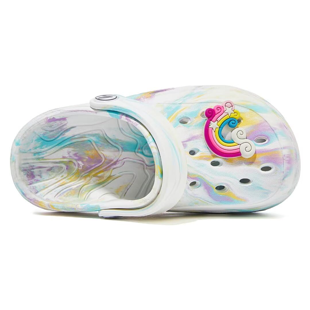 HOBIBEAR Unisex Niños Zuecos Clásicos Zapatos Jardín Niñas Niños Antideslizante Respirable Playa Sandalias