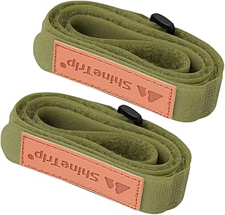 OHPHCALL 2 peças de alças de encadernação de bagagem suprimentos de acampamento cintos de agrupamento ao ar livre alça de bagagem resistente ao desgaste alças ajustáveis dossel alça de ligação de bagagem tenda pacote de viagem nylon