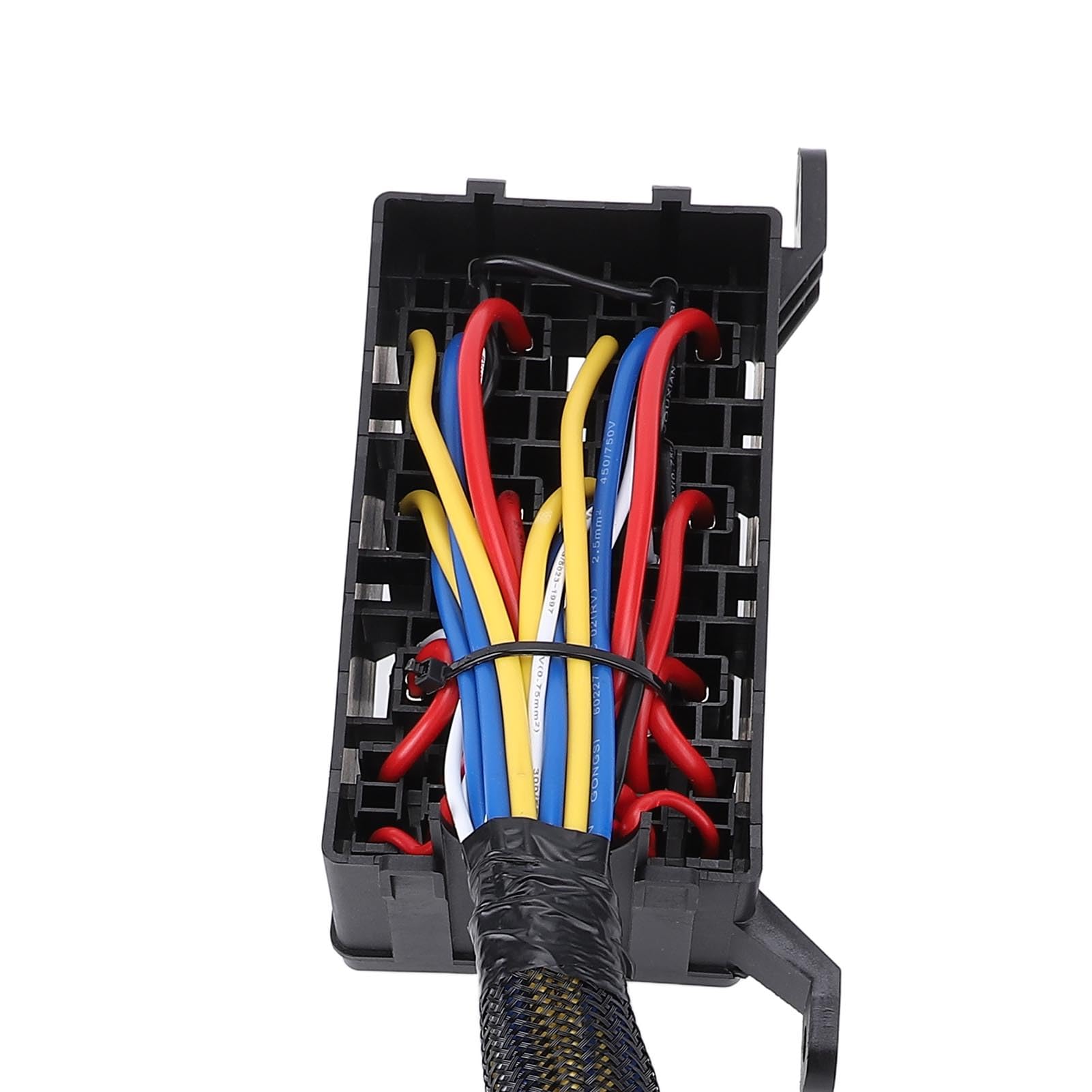 Scatola relè Fusibili 12V, Relè Scatola Fusibili Automobilistici Precablata con Blocco a 6 Slot, Alloggiamento Termoplastico in Plastica, 40A, per Auto Camion Barche Marine