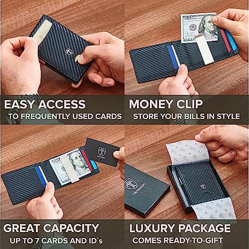 TRAVANDO Money Clip Wallet Atlanta Mens Front Pocket Slim RFID Blocking - Credit Card Holder - Mini Bifold2