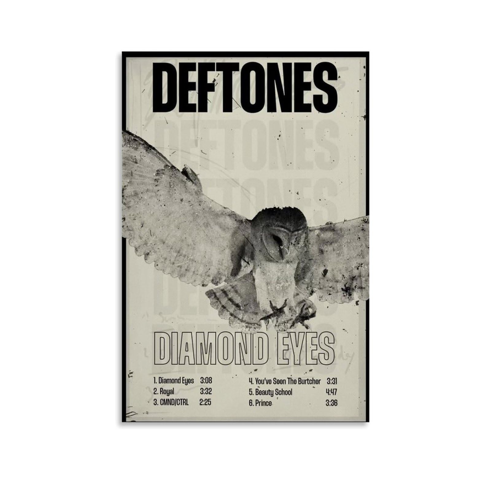 SXNRVM Deftones Diamond EyesModern High-definition Printed Multi Scene Home Decoration for Waterproof Wall Paintings in Living Rooms Bedrooms Offices And Bathrooms12x18inch(30x45cm) Unframe-style