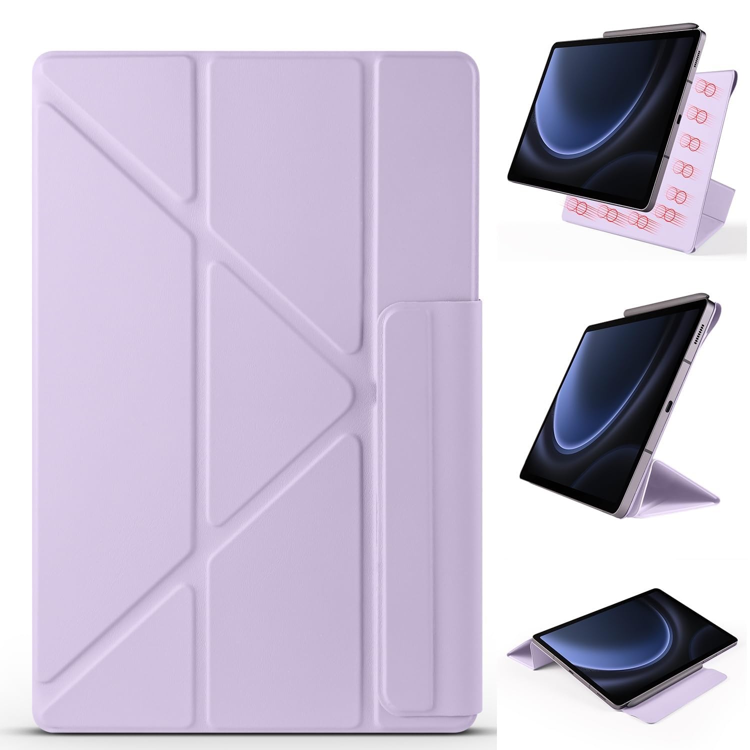 Funda Huawei Matepad Pro 11 cubierta delgada ligera con soporte triple 2024 8