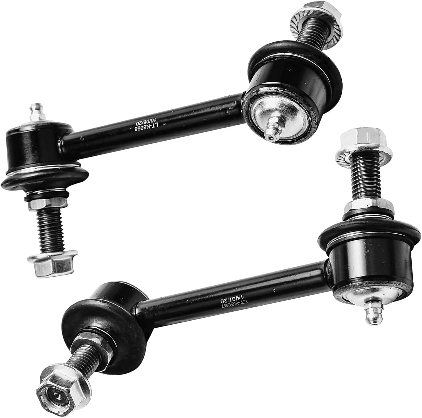 Detroit Axle - 4pc Rear Control Arm Kit for Chevrolet Trailblazer SSR GMC Envoy Buick Rainier Oldsmobile Bravada, 2 Upper Control Arms 2 Sway Bar End Links Replacement