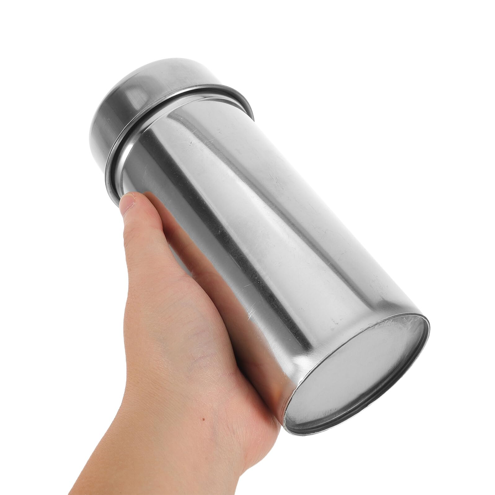 Frasco de de Laboratorio Acero Inoxidable con Tapa Hermética para Placas de Petri de 60 MM Contenedor Esterilizable para Cultivo Celular y Almacenamiento Seguro Microbiología