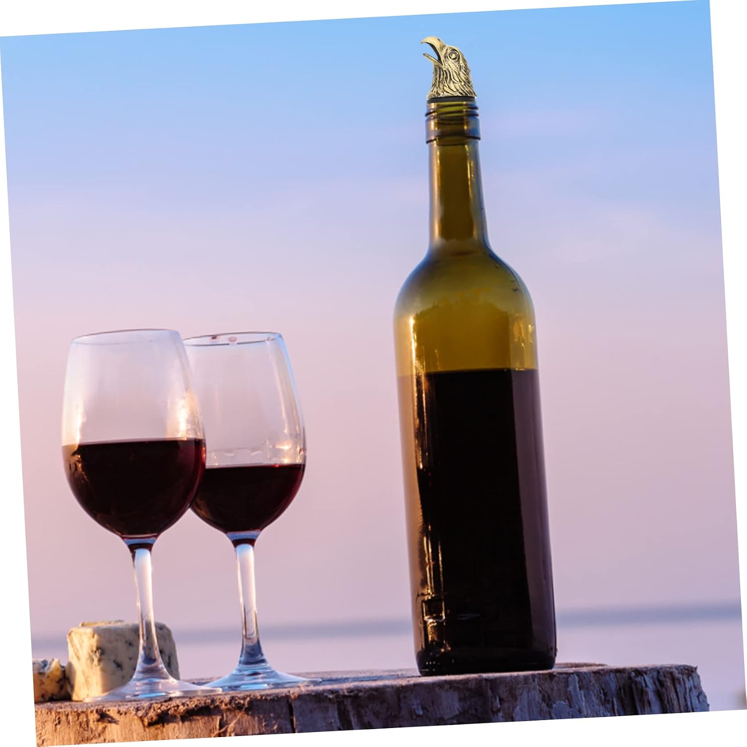 MAGICLULU Eagle Head Wine Pourer Spout Zinc Alloy Multi-Function Liquor Pourer Aerator for Home Bar for Wine and Spirits