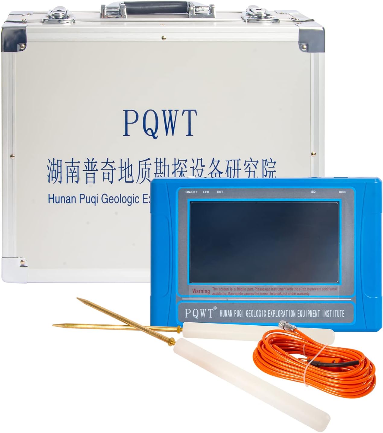 PQWTTC500 auto Mapping Colourful geoelectrical 500m Depth Underground Water Detector