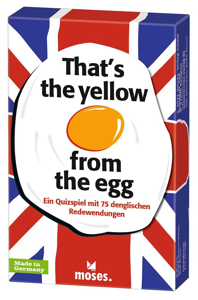 That's the Yellow from the Egg: A Quiz Game by [Brand] with 75 German Redewendungen for Ages 9+