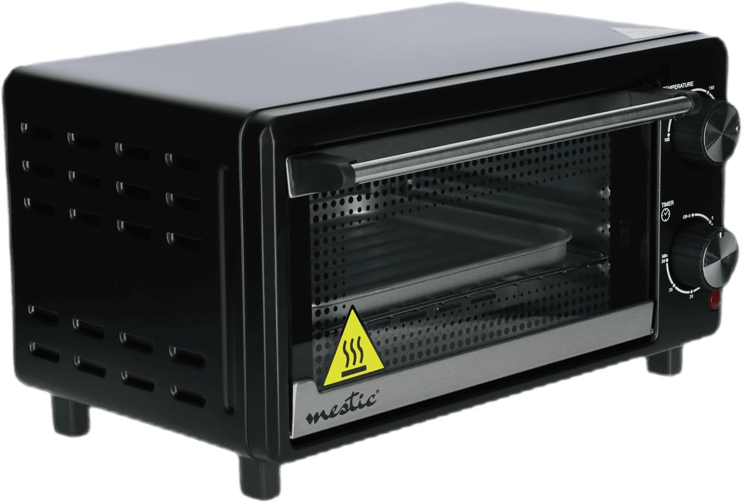 Mestic MO-80 Mini Oven baking croissants