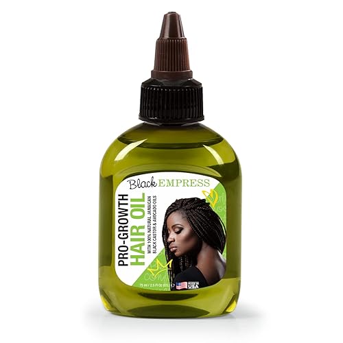 SFC Black Empress Pro-Growth - Aceite para el crecimiento del cabello de ricino negro jamaicano y aguacate, 2.5 onzas