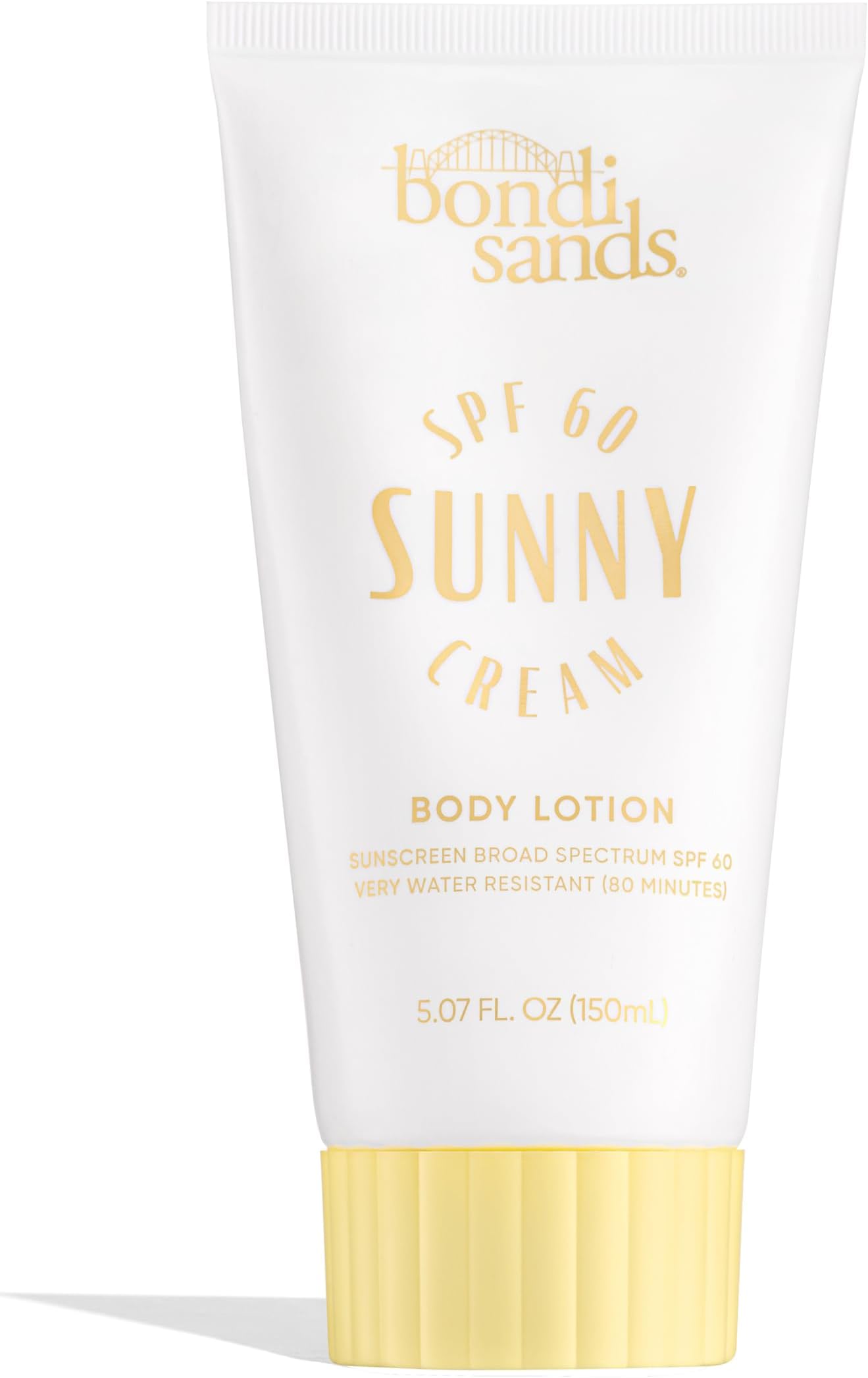 Sunny Cream SPF 60 Body Lotion, Hydrating + Nourishing Broad Spectrum Sunscreen, Dermatologist-Approved, Water-Resistant, 5.07 Fl Oz