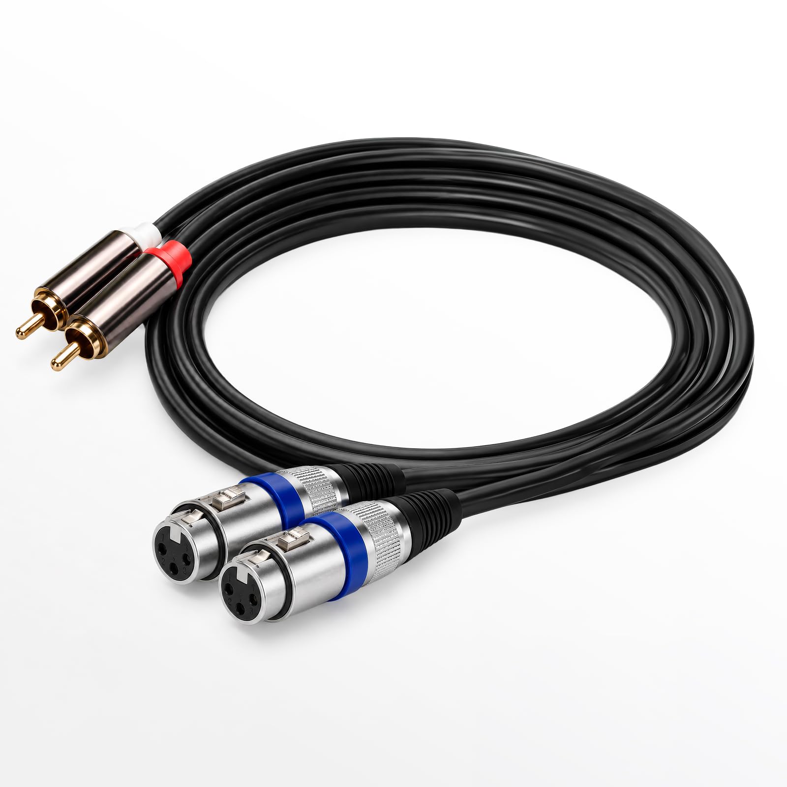 Amazon.co.jp: AZNABLE XLR RCA 変換 ケーブル マイク キャノン