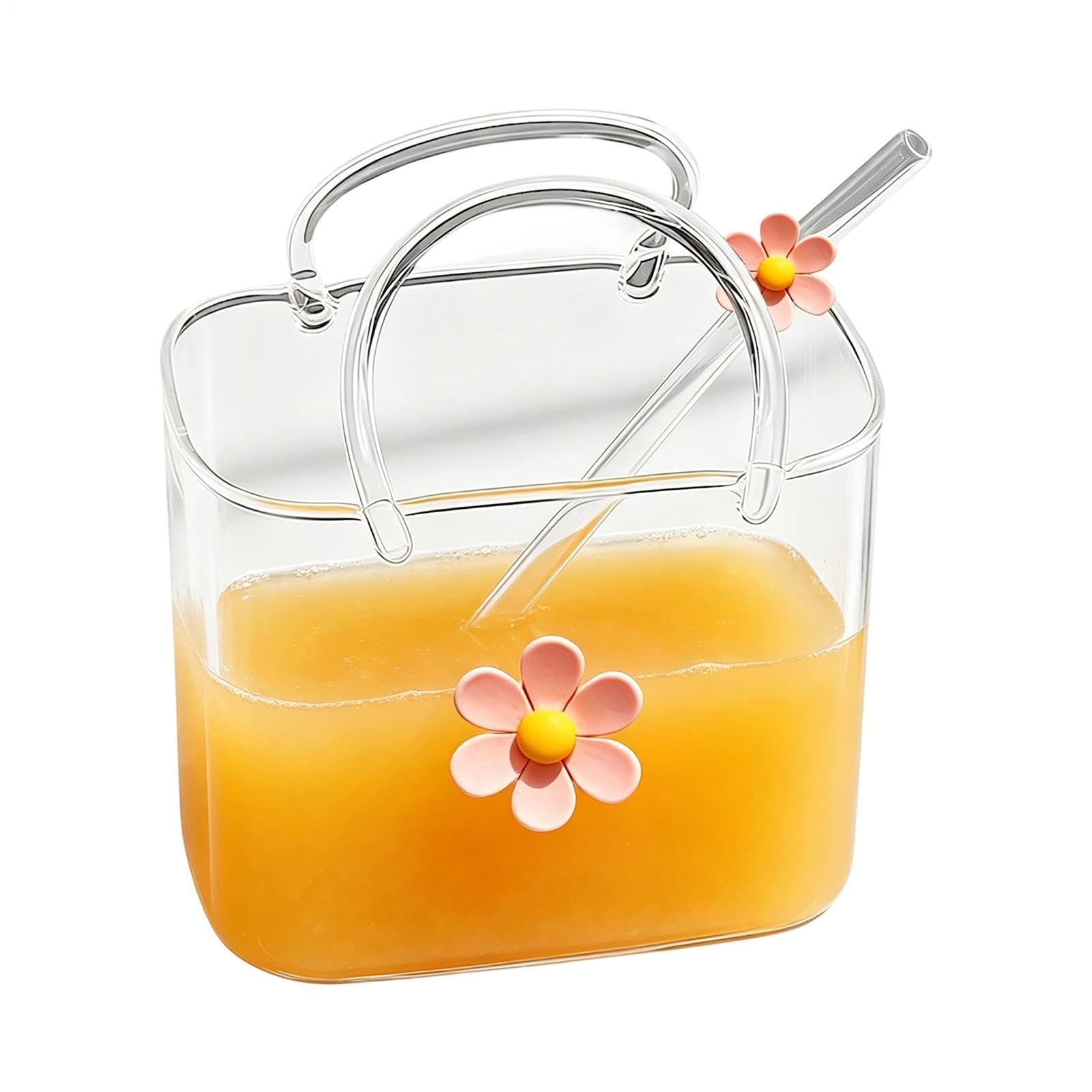 Taza bolso de regalo original para cumpleaños copa cóctel con forma de cartera de cristal