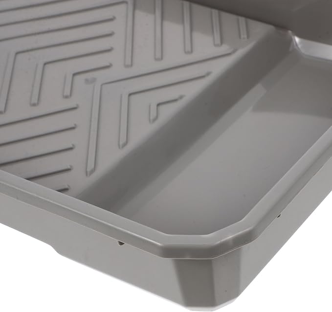 Bandeja de pintura portátil liviana de 9 pulgadas de plástico ABS, resistente para reparaciones y sitios de construcción, bandeja para mejoras del hogar miniatura 8