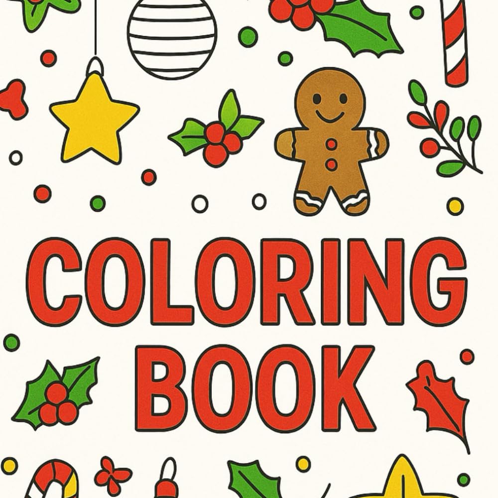 Christmas Coloring Book: Winter Coloring Page, Christmas Coloring Page For Kids Santa Claus