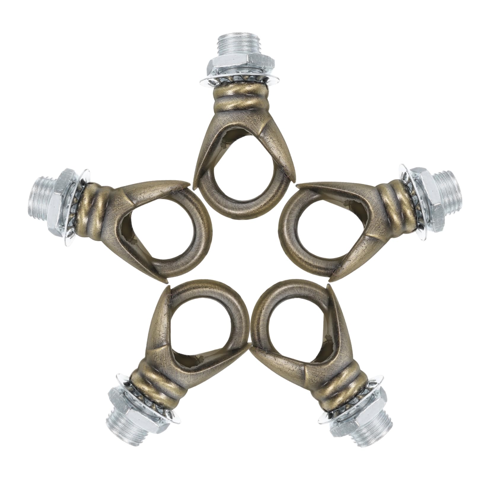 Gogogmee Hanging Lamp Hook 5 Pcs Ceiling Lamps Hook Rings for Chandeliers Connection Ring Chandeliers Pendant