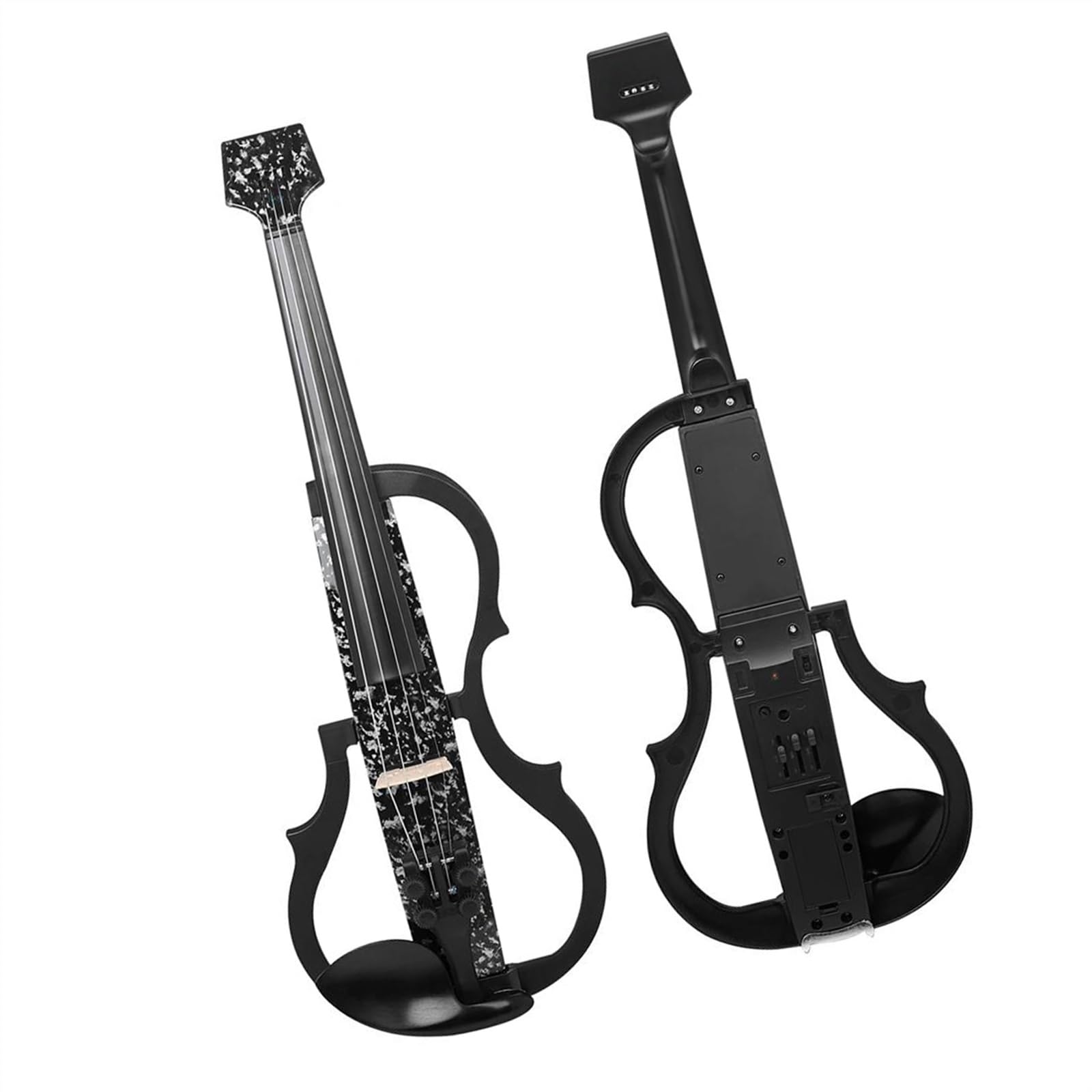 Violine 4/4 Violine Headless Carbon Fiber Elektrische Geige Violine