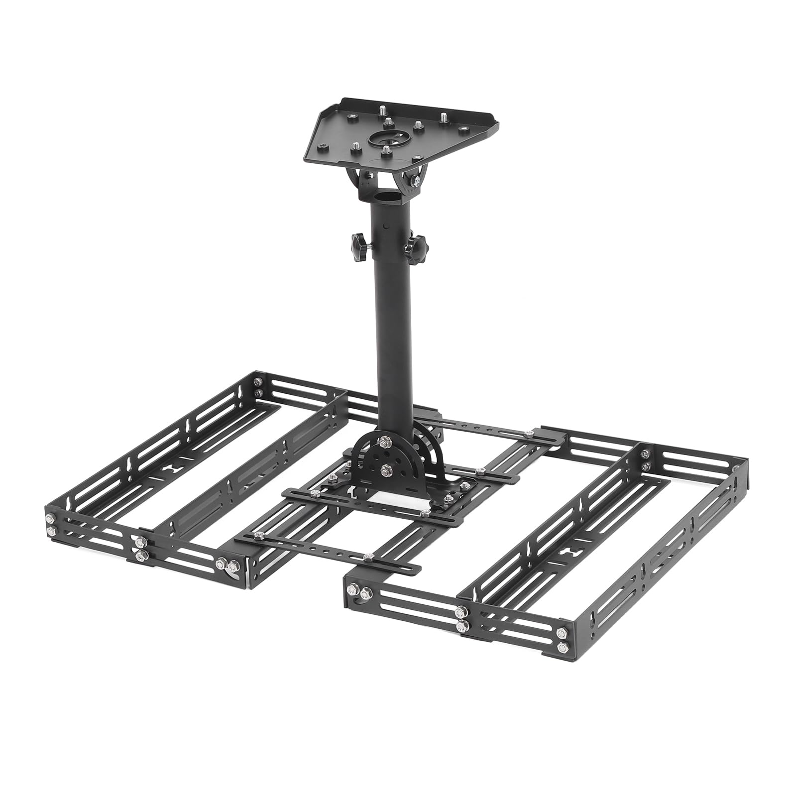 Kit di montaggio per colmo del tetto Angolo regolabile Installazione senza trapano Costruzione PC in acciaio legato di alta qualità per il di montaggio di pannelli solari di