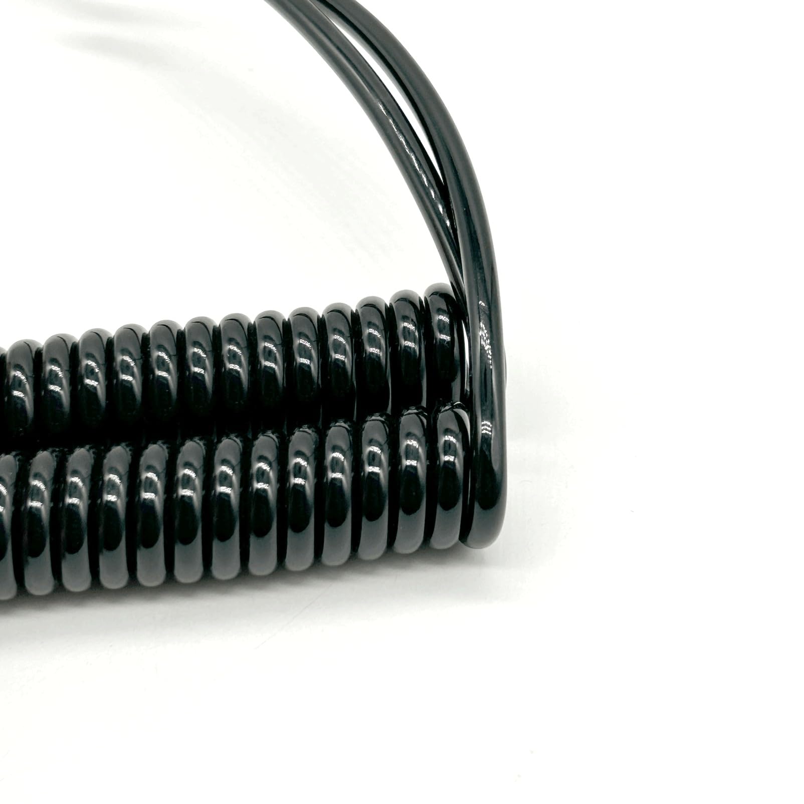 5-żyłowy sprężynowy kabel spiralny, 17 AWG, 1 mm², chowany kabel pazurowy, elastyczny drut elektryczny wiszący elastyczny elastyczny (stretch 3 metry)
