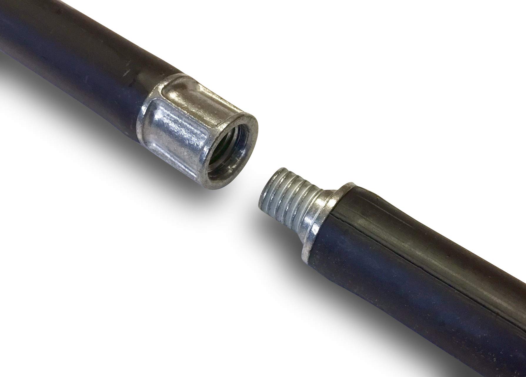 Kit de Limpieza para conductos revestidos | Cepillo sintético | 7 Metros con 5 Varillas de 1,40 m | Diámetro 200 mm | Chimeneas | Kibros 4KIT3SRb