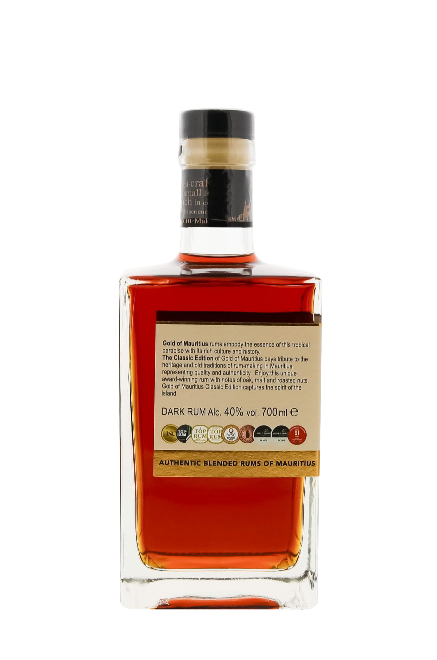Gold of Mauritius I Premium Rum Classic Edition I 700 ml I 40% Volume