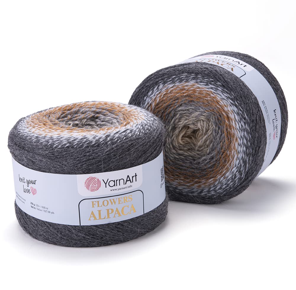 YarnArt El Örgü İpi FLOWERS ALPACA, 440, 2x250 gr