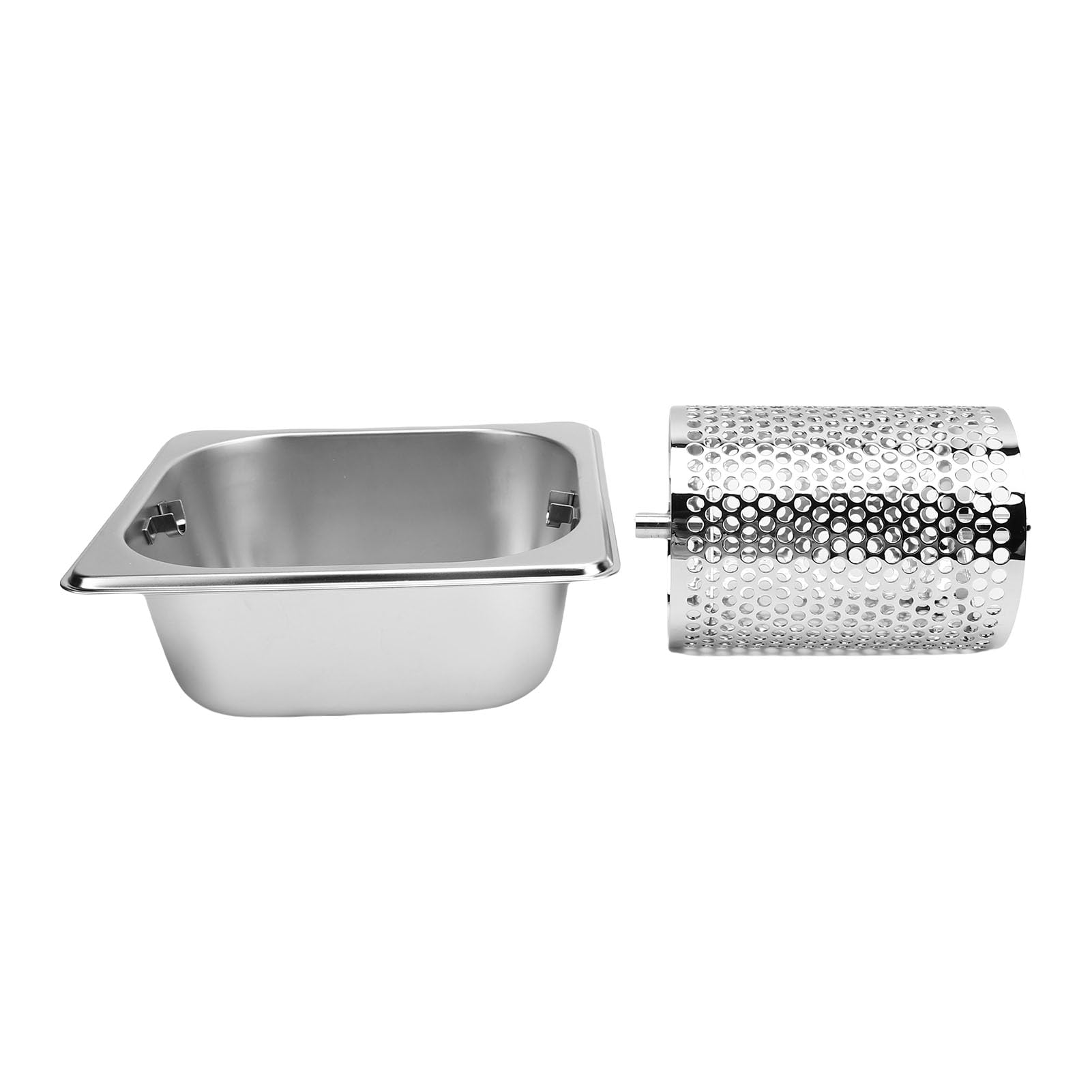 Rullo Spalmatore per Burro, Rullo per Burro con Fondo Rialzato in Acciaio Inossidabile Distribuzione Uniforme Sulla Piastra, Uso Multifunzionale per Hamburger, Pane, Barbecue, Grigliate,