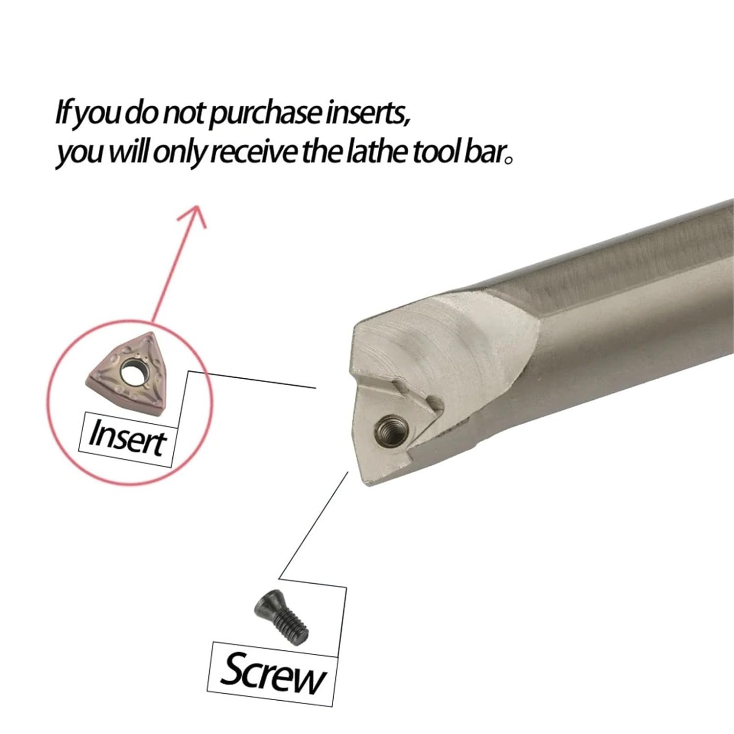 Screw Internal Turning SWLNR04 SWLNR08 S08K/S14M/S16Q/S20R Internal Turning Lathe Tool Holder WNMG04/08 Inserts(WNMG080404-MA KT930S)