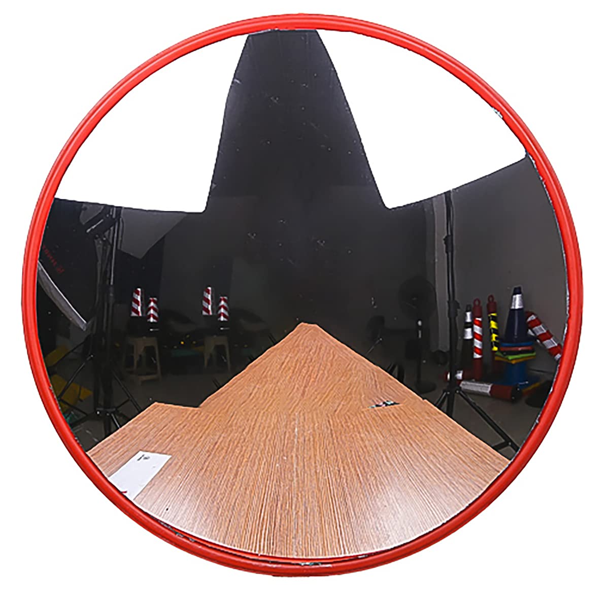 17.7In Stradale Specchio, Specchio Parcheggio per PC con Staffa Fissaggio Parete Regolabile per Sicurezza Stradale Sicurezza Negozio,Indoor