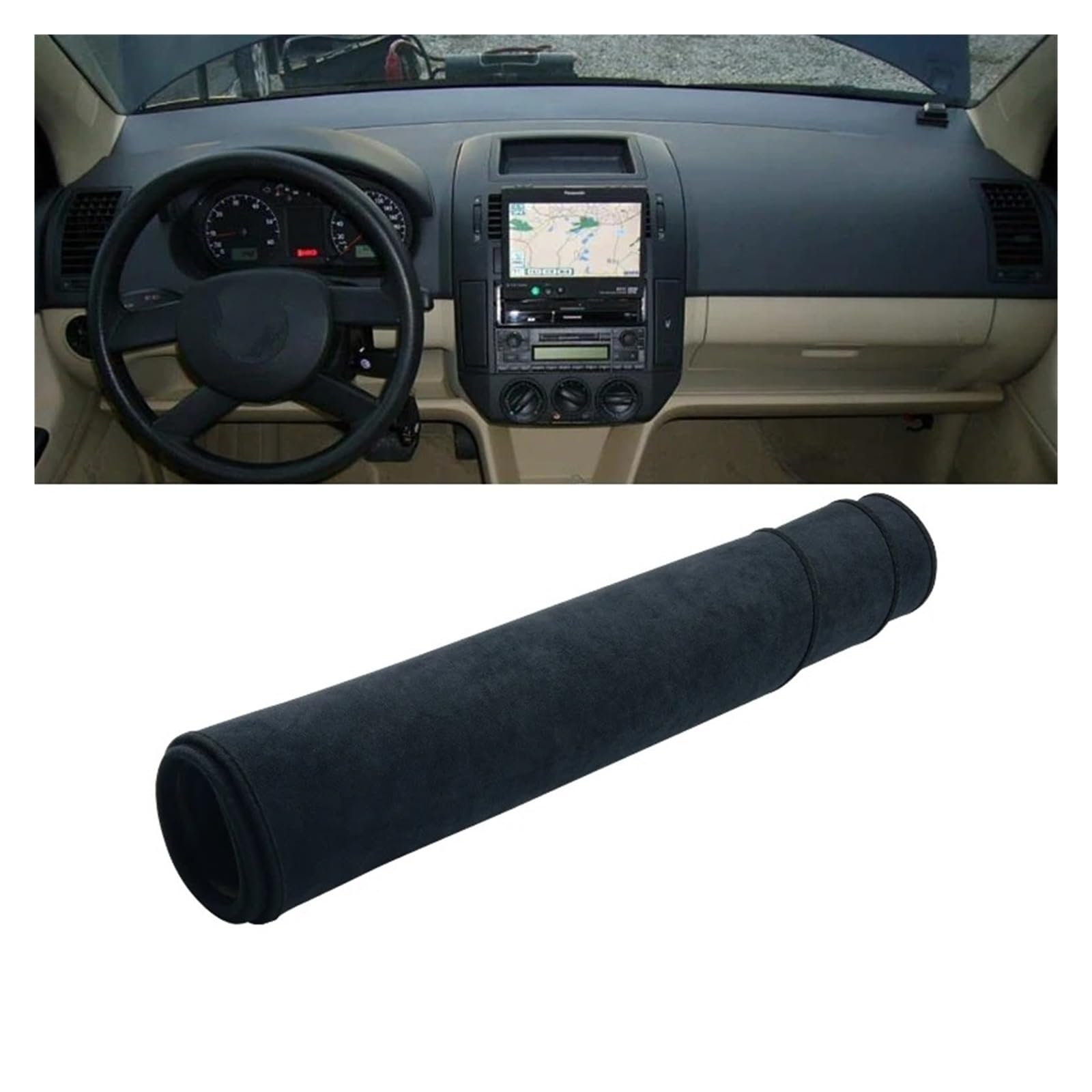 Funda para salpicadero Polo 2002-2005 elimina reflejos del parabrisas 7