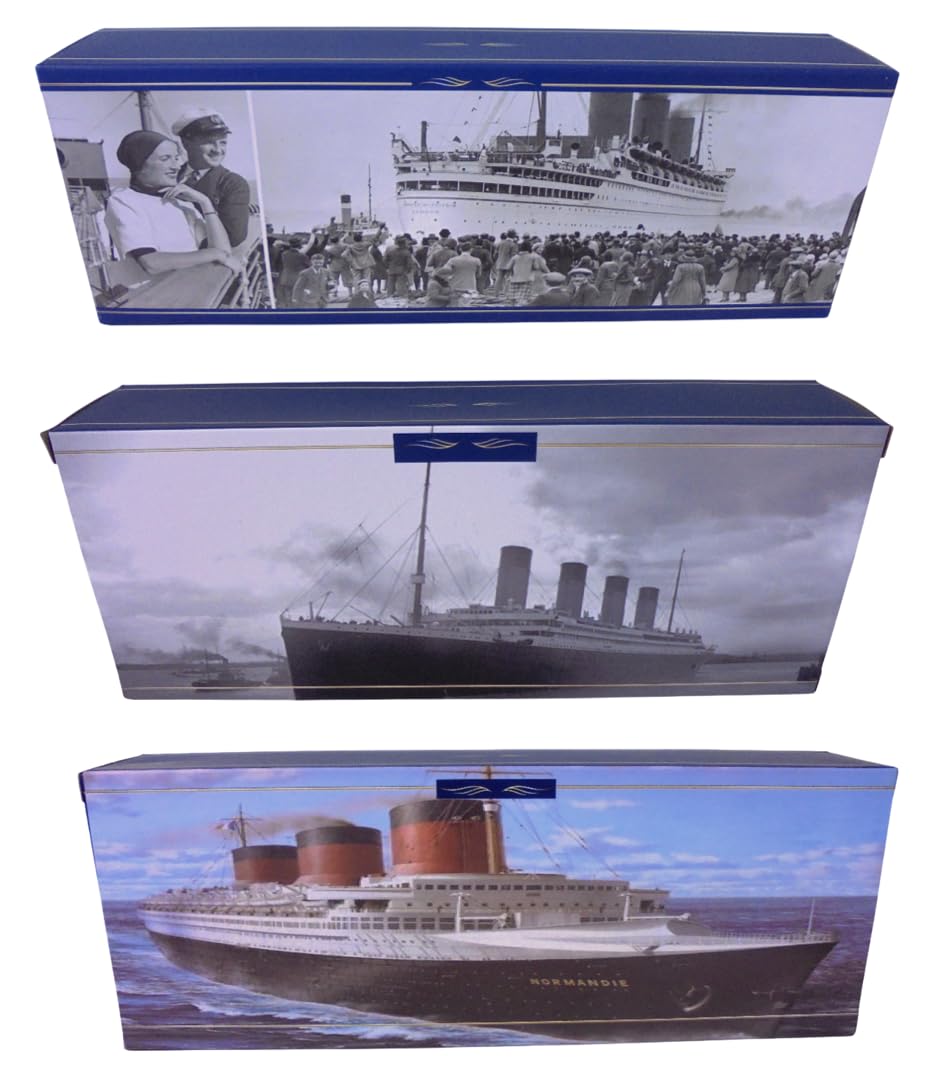 Modellino RMS Titanic In Miniatura - Scala 1/1250, 21.5 Cm, Da Collezione In Metallo E Plastica - Foto 3